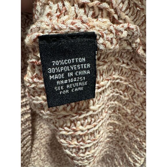 Madison & Moon Cable Knit Sweater L - Picture 4 of 5